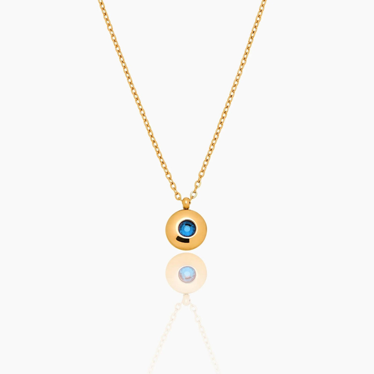 mini-birthstone-pendant-necklace — Gold / Dec-Blue Topaz
