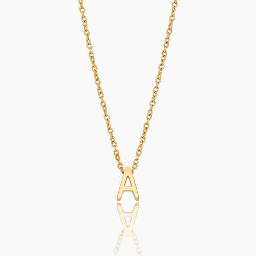 Dainty Initial Charm Necklace