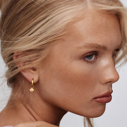 Mini Sunburst Clover Hoops