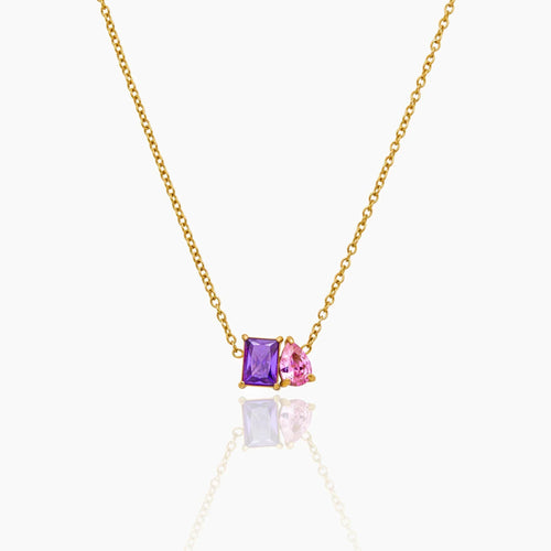 Forever Duo Birthstone Necklace