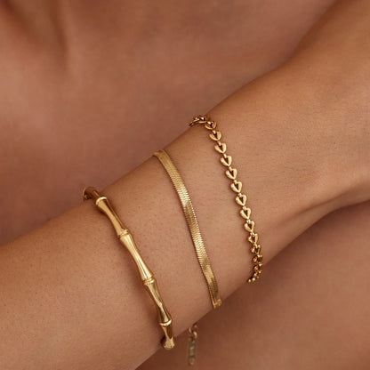 Chain Of Hearts Bracelet