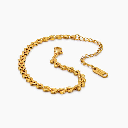 Chain Of Hearts Bracelet