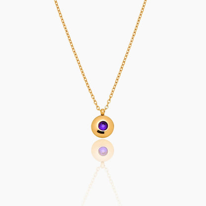 mini-birthstone-pendant-necklace — Gold / Jun-Alexandrite