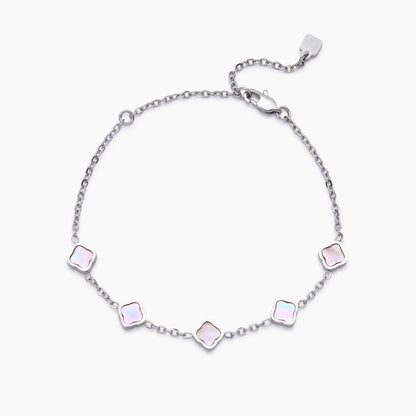Mini Pearl Clover Bracelet