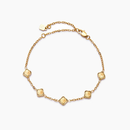 Mini Sunburst Clover Bracelet