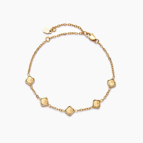 Mini Sunburst Clover Bracelet