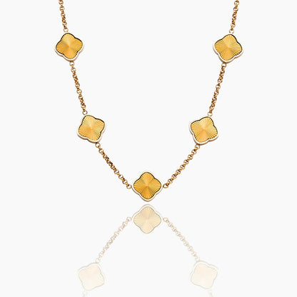 Sunburst Clover Necklace