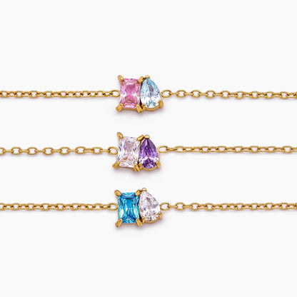 Forever Duo Birthstone Bracelet